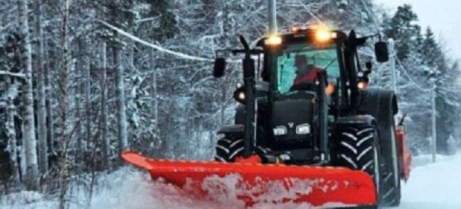 Трактор для уборки снега – технологии для комфорта