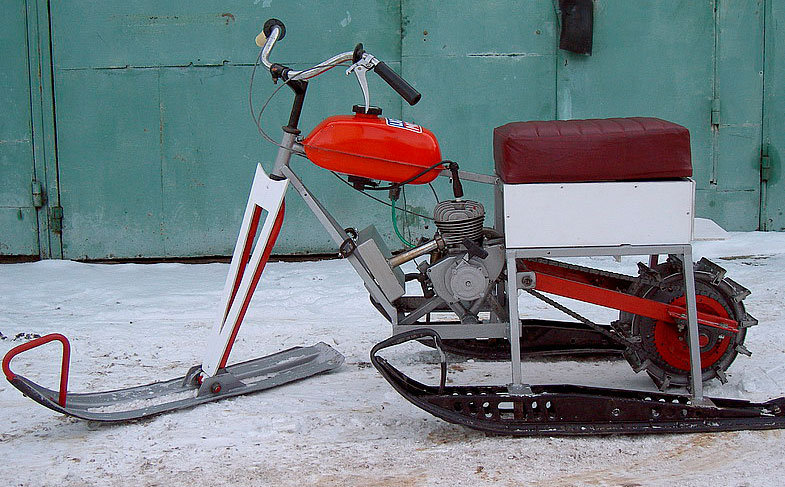 Самодельные колеса для снегохода из мотоблока